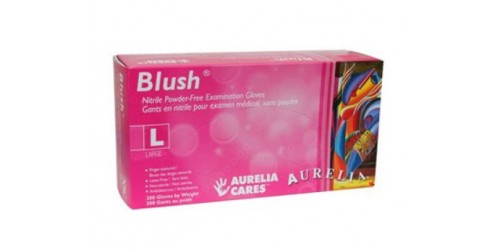 Gants en nitrile Aurelia Blush Rose (Large) - 200 pcs